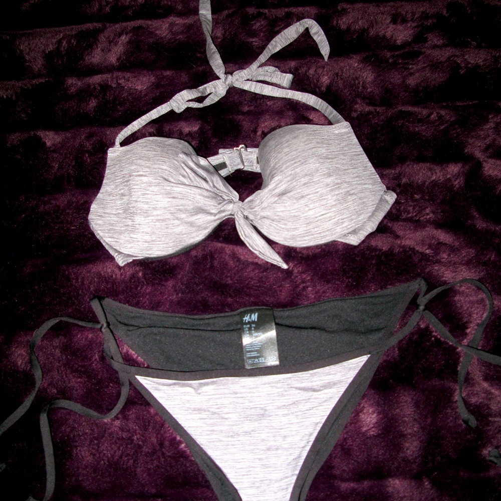 Grey H&M Bikini Set